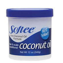 Softee Kokosolie Haar- en hoofdhuidconditioner 12 Oz