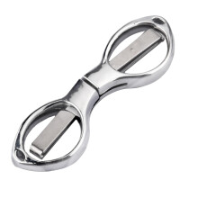 Faltbare Schere Klappschere Reise Silber | Tragbare Mehrzweck-Taschenschneider für Krankenhaus und Outdoor Survival