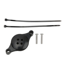 Fahrrad-Diebstahlschutzhalter für IOS Locator, Schwarz, Kunststoff, 17 g