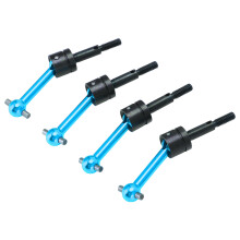 70mm Blaue Aluminumlegierung CVD-Antriebswellen für Tamiya TT02 ferngesteuerte Autos, 4 Stück