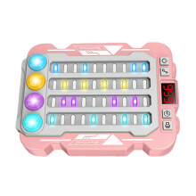 Rhythm Game Machine for Family Entertainment | Compact Adjustable Modes Push Button Game | Music Rhythm Coordination Development
