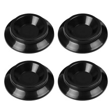 4 x Vertical Piano Roller Cups, Piano Leg Floor Protectors, Foot Pads for Keyboard Instruments, Durable Rubber Material