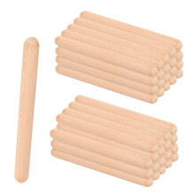 Wooden Claves Rhythm Sticks Pack of 40 - 20 cm Tonewood Music Instruments for Lessons, Bands, and Musicians