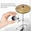 Metal Hi Hat Clutch for Jazz Drums, Easy Install 6mm Pull Rod Compatible Accessory, Durable Replacement Part 4