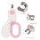 Mini Haustier Nagelknipser mit LED-Licht, Pink, 10,5x6cm 6