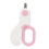 Mini Haustier Nagelknipser mit LED-Licht, Pink, 10,5x6cm 2