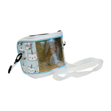 Bird Carrier Shoulder Bag Lightweight Breathable Travel Bag for Small Animals and Parrots in Unicorn Design