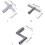 Metall Standard Drum Tuning Key Replacement Accessory for Drummers Percussionists T Type Compatible with 5 Lug Drums 4