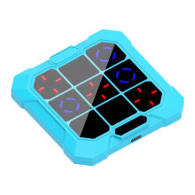 Portable Electronic Puzzle Game Console | Mobile Learning Toy for Kids, Adults, Family, School, Pool, Garden, Camping, Sea Blue