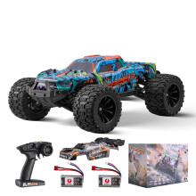 VEVOR Bürstenloses RC Auto mit Fernbedienung, 1/14 Maßstab All Terrain 4WD Offroad Truck