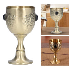 Vintage-Zinklegierung Kelch mit Blumenmuster, Vielseitig einsetzbar