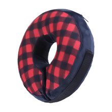 Inflatable Dog Collar Adjustable Neck Guard for Dogs and Cats, Soft Material, Medium Size, Comfortable Fit