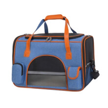 Transport Box Dog & Cat, 50x30x30cm Dog Travel Backpack, Carrier Bag for Pets, Shoulder Bag for Cats and Dogs
