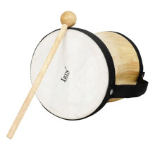 Hand Drum Mallets Portable Percussion Instrument for Adults - Lightweight, Durable, Black, Ideal for Music Practice and Rhythm Development