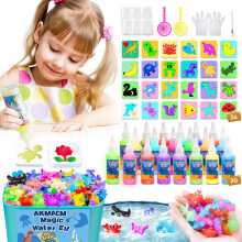 Aqua Fairy Water Gel Kit Magic Water Elf, kzzel ksztett vzijtk Creative Magic Water Toy Creation kszlet, 60 ml-es urtartalm vziman kszlet
