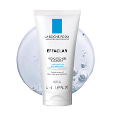 La Roche-Posay Effaclar Gel Nettoyant Médicamenteux, 2% Acide Salicylique + LHA + Glycérine, Gel Moussant