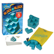 ThinkFun Block By Block - 3D Puzzle Spiel zur Förderung architektonischer Fähigkeiten
