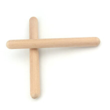 Rhythm Stick Wooden Claves for Music Teaching, Educational Percussion Instruments, Improve Musical Creativity, 1 Pair