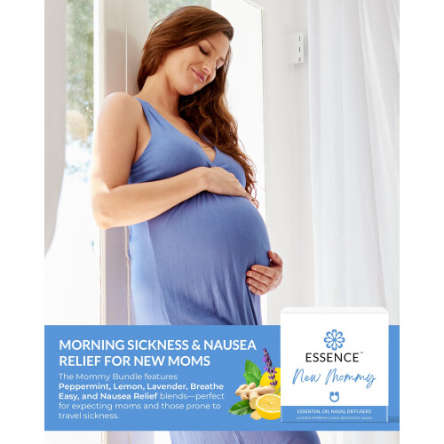 Essence Nasal Diffuser Pacchetto per Nuove Mamme - Anelli in Silicone per Sostegno