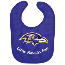 WinCraft NFL Baltimore Ravens WCRA2047014 All Pro Baby Bib Lila