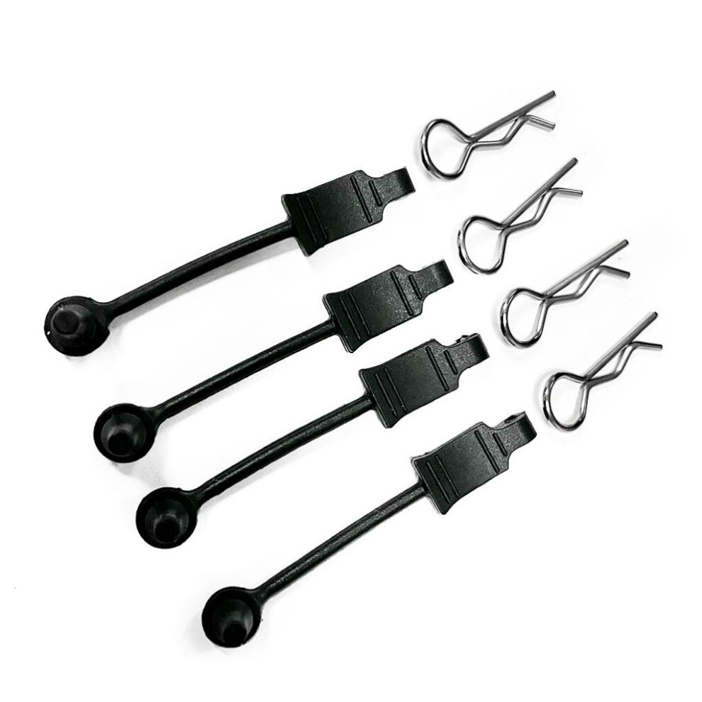 Thickened Body Clip For 1/7 ARRMA 6S Monster Trucks Black RC Car-image-OPC-PK5PGG2-NEW