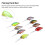 8 Stück Deep Saltwater Angelköder, 12cm, 22g, Multi-Gelenk-Crankbaits 8