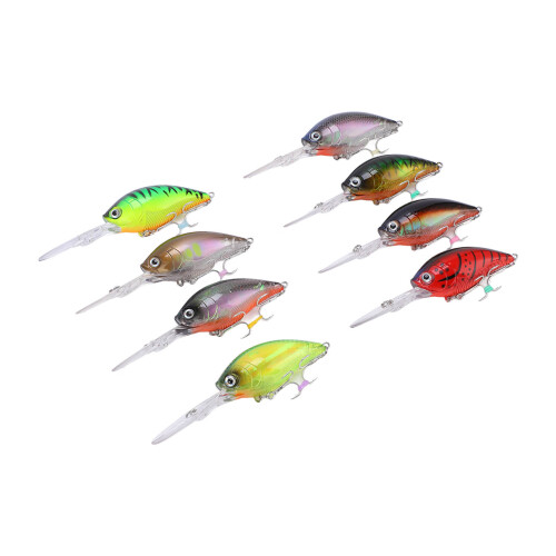8 Stück Deep Saltwater Angelköder, 12cm, 22g, Multi-Gelenk-Crankbaits 2