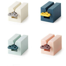Toothpaste Squeezer 4-Pack Rotating Tube Squeezer Plastic Bathroom Tool with Key for Toothpaste Hair Colour and Cosmetics
