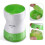 Tablet Mortar with Storage Compartment, Rotating Ceramic Pill Crusher Grinder, Multifunctional Blue Tablet Crusher 1