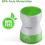 Tablet Mortar with Storage Compartment, Rotating Ceramic Pill Crusher Grinder, Multifunctional Blue Tablet Crusher 5