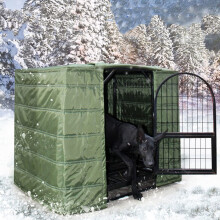 Dog Kennel Cover for Winter, Insulated and Waterproof Crate Cover, Soundproof, Windproof, Customizable Design