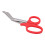 Tauchscherenset aus Edelstahl mit Lanyard, Rot 16