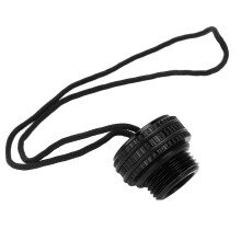 Schwarz: Aluminiumlegierung Tauchflaschenventil Staubkappenabdeckung, 2,3 cm Durchmesser