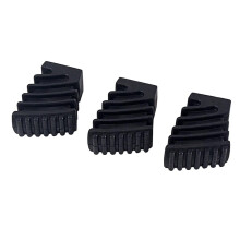 Drum Hardware Rubber Feet for Cymbal Stands - 3 Pack, Durable and Compatible with Standard Drum Equipment