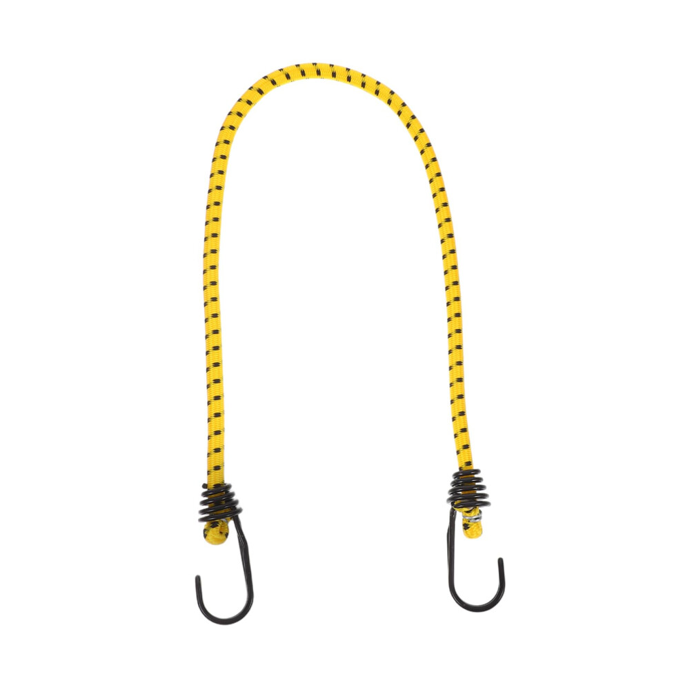 Tent Rope Guy Ropes 10Ft Reflective Elastic Camping Cord Replacement For Tent Poles, Yellow Metal Hooks, Durable Design 6482260156538