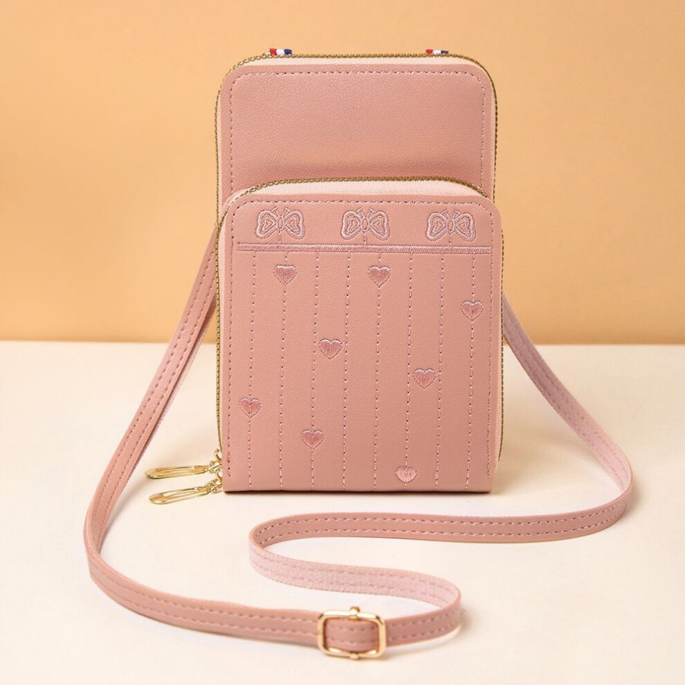 (C) Fashion New Womens Mobile Phone Bag Card Holder 2025 Womens Crossbody Bag Wallet-image-OPC-PK5QWYF-NEW