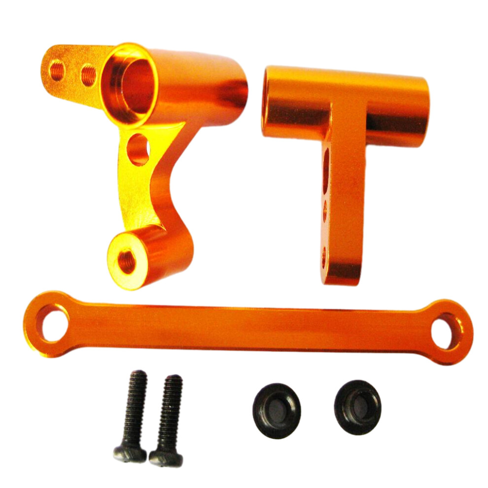 (Orange) 3pcs High Precision Steering Servo Saver Complete For HPI 1/8 WR8 RC-image-OPC-PK5R7GG-NEW