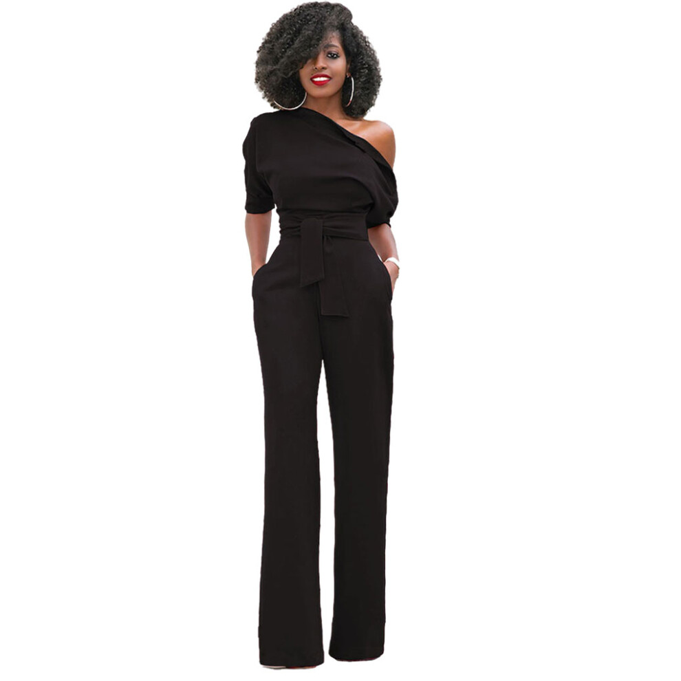(Black, L) Easy To Wear Women Jumpsuits Any Occasion All-in-one Outfit Summer-image-OPC-PK5R8ZC-NEW