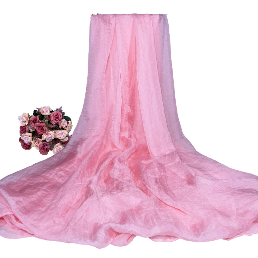 (pink) Multiple Colors Available Chiffon Shawl With Long Scarves And Wraps-image-OPC-PK5RFJB-NEW