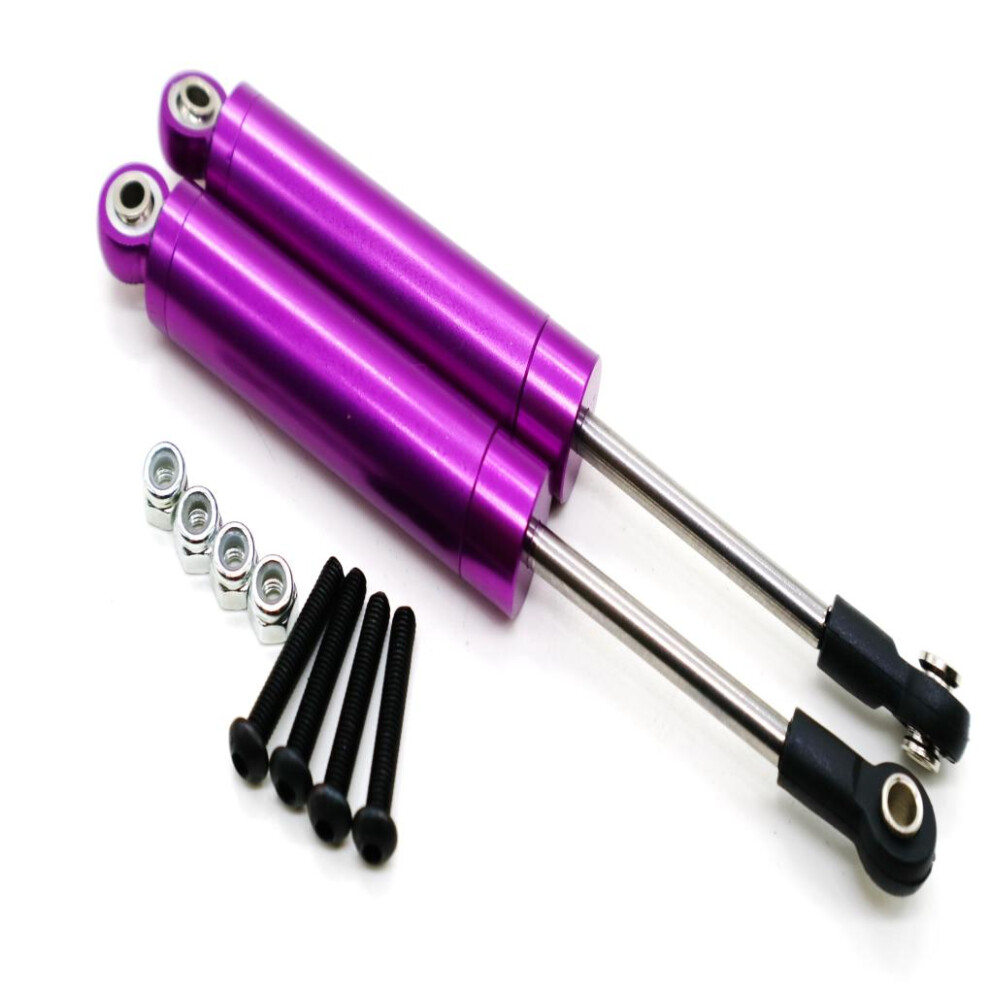 (Purple) Aluminum Alloy Smooth Front Rear Shock Absorber For 1/10 AXIAL SCX10-image-OPC-PK5RNZV-NEW