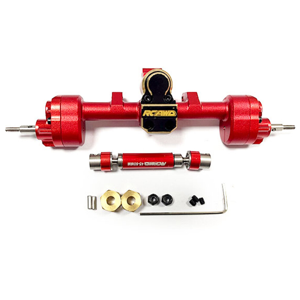 (Red) RCGOFOLLOW CNC Rear Axle For 1/24 ECX Barrage Crawler RC Car-image-OPC-PK5RPSK-NEW