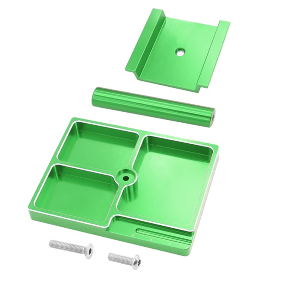 (Green) Stable And Non-slip 360 Adjustable Metal Work Stand For 1/18 Trx4m-image-OPC-PK5RSR2-NEW