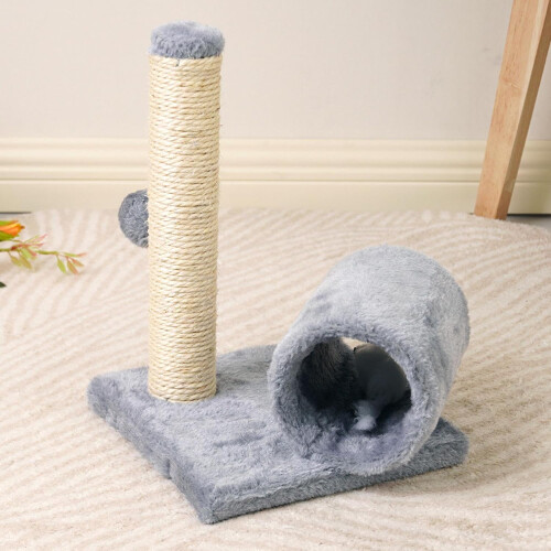 Cat Scratching Post with Sisal Scratch Pillar, Elevated Climbing Design for Kittens, Interactive Exercise Feature, Ideal for Play 2