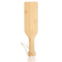 BDSM Flogger Paddle - Wooden Heart Shaped Spanking Toy for Fetish Bondage Play - Durable and Easy to Handle