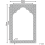Beliani Wall Mirror PALI 60 cm 90 cm Metal Gold 5