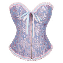 Women's Corset with Straps, Black Vintage Full-Bust Gothic Bustier Dress, Comfortable Size L for Corset Style