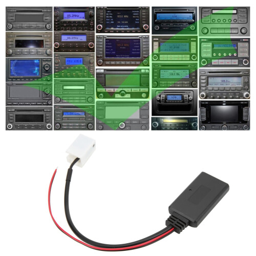 AUX in Bluetooth 5.0 Autostereoadapter kompatibel mit RCD310 RCD510 RNS510 2
