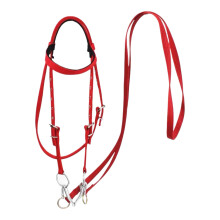 Equine Headstall Training Bridle Set, Adjustable Rope Horse Bridle with Reins for Stable Driving, Durable Horse Supply