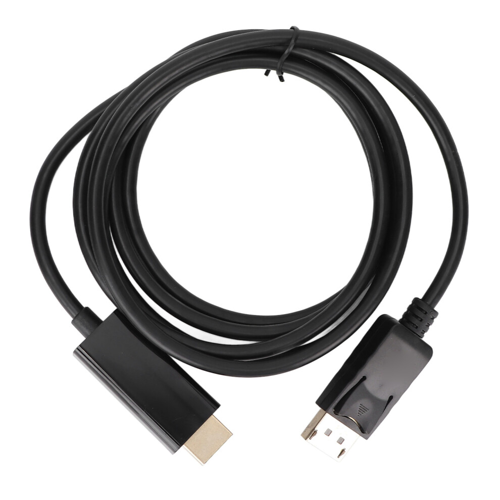 Displayport To Hdmi Adapter 1.8M 1080P 4K Support For Tv & Pc 7891344869476