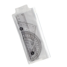 Lineal-Set Geometric Triangle Ruler, 4-Piece Drawing Tool Kit for Artists and Students, Precision Measurement Accessories